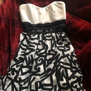 Alphabet Hi-Low Dress